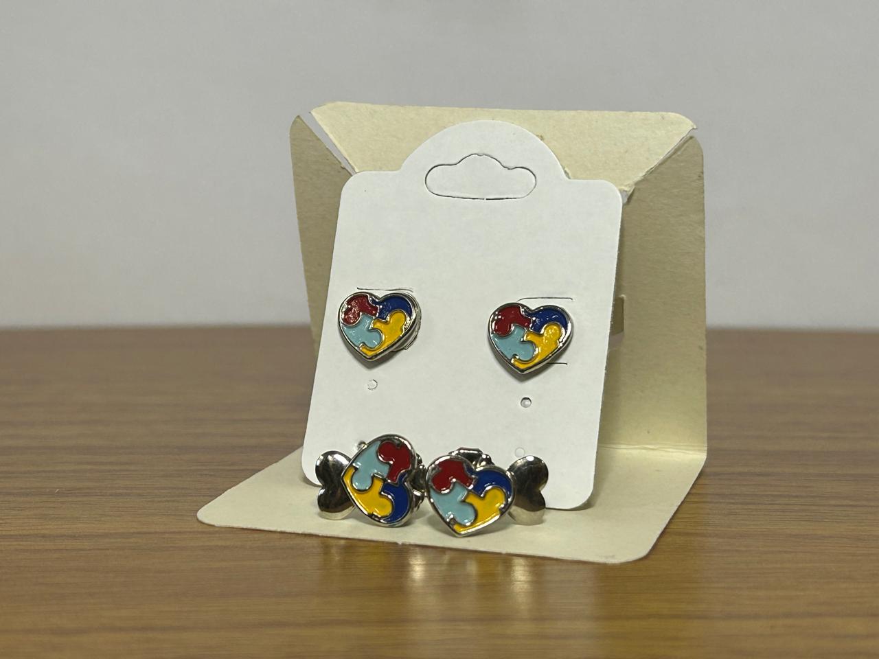 Par de Brincos Autismo - Empatia e Inclusão em Cada Detalhe