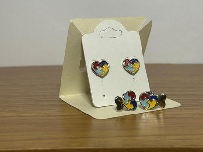 Par de Brincos Autismo - Empatia e Inclusão em Cada Detalhe